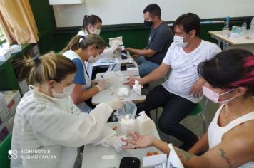 TESTE RÁPIDO É REALIZADO EM FUNCIONÁRIOS DA ESCOLA JOÃO GOBBO SOBRINHO