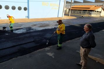 Obras de recapeamento asfáltico dão início em Taguaí