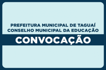 CONVOCAÇÃO PARA REUNIÃO DO CONSELHO DO FUNDEB