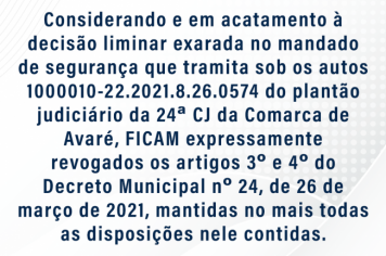 COMUNICADO