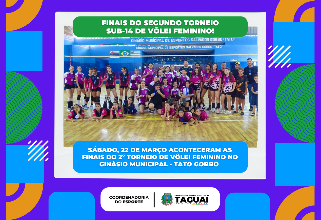Segundo Torneio de Vôlei Feminino Sub-14 