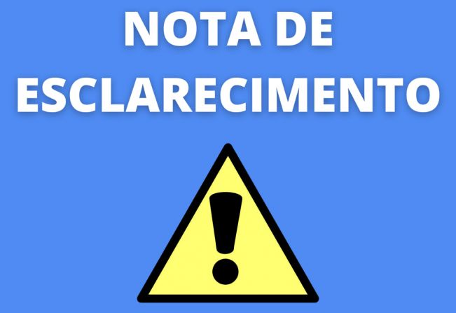 NOTA DA CÂMARA MUNICIPAL