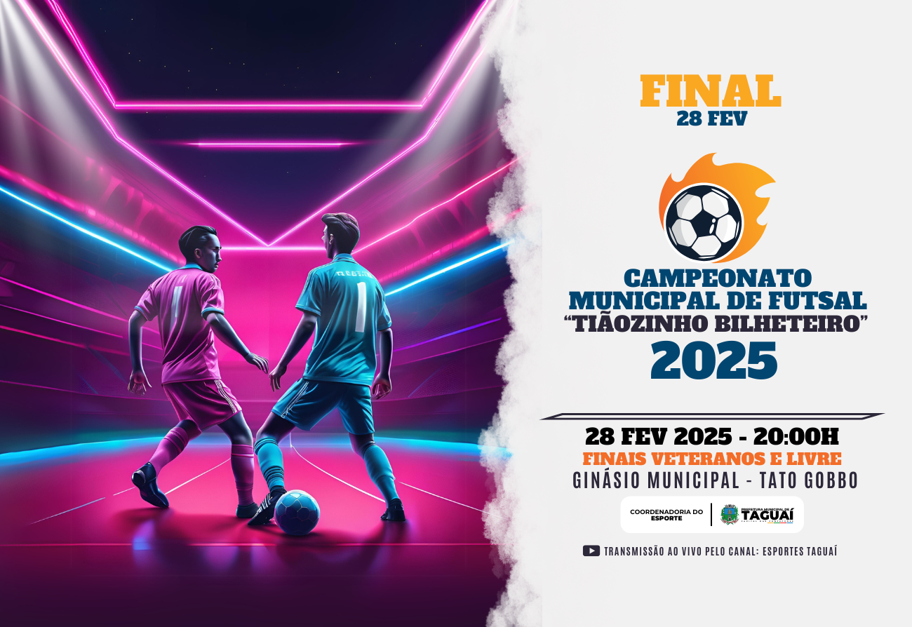 Final Campeonato Municipal de Futsal Taguaí