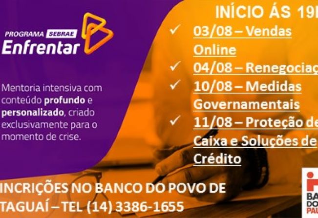 BANCO DO POVO ABRE INSCRIÇÕES PARA O 