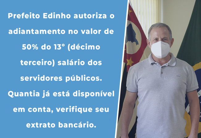 Prefeitura de Araçagi - Salário do mês de junho de todos os servidores  efetivos e comissionados já está em conta. E a primeira parcela do 13°  Salário será paga até o dia